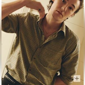 NWT: J. Crew Houndstooth Button-Up Shirt